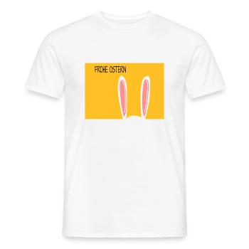Frohe Ostern - Männer T-Shirt - Weiß - Vorne - AI Model Male 178 dark (178cm)