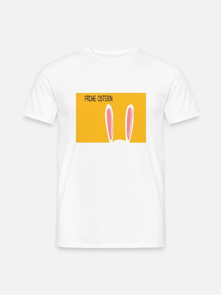 Frohe Ostern - Männer T-Shirt - Weiß
