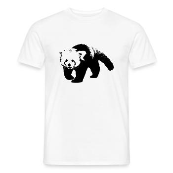 kleiner panda - Männer T-Shirt - Weiß - Vorne - AI Model Male 178 dark (178cm)