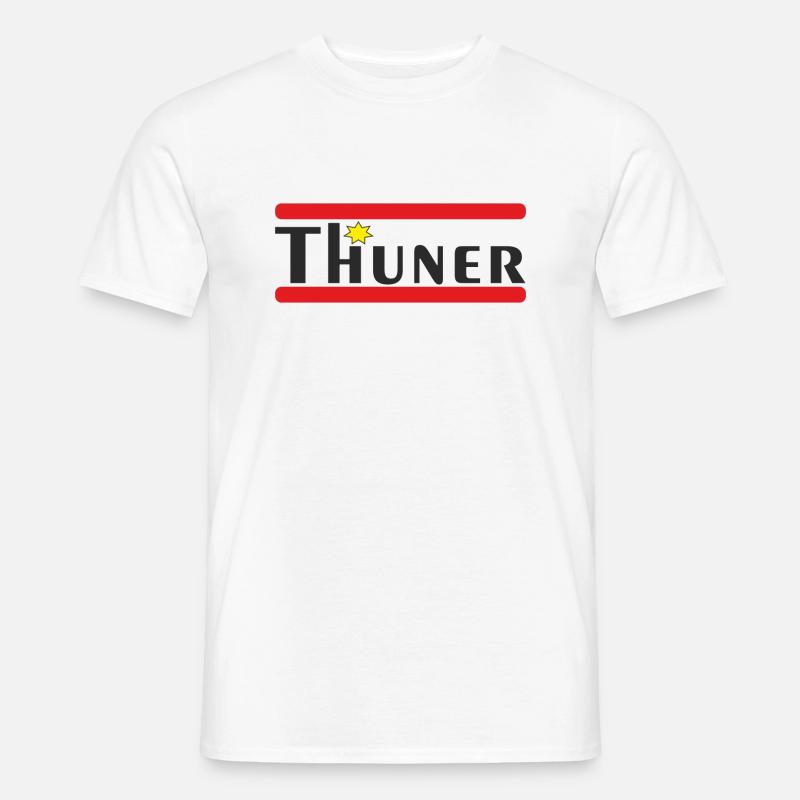 Thuner - Männer T-Shirt - Weiß