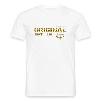 Original depuis 1988 - T-shirt homme - blanc - Devant - AI Model Male 178 dark (178cm)