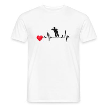 Dart Player Gift Darts Saying Darts Sport - Men's T-Shirt - white - Front - AI Model Male 178 dark (178cm)
