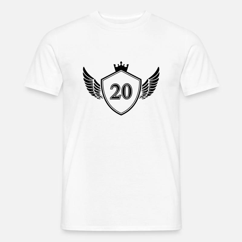 wappen 20 - Männer T-Shirt - Weiß