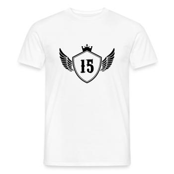Armoiries 15 - T-shirt homme - blanc - Devant - AI Model Male 178 dark (178cm)