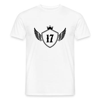 Coat of arms 17 - Men's T-Shirt - white - Front - AI Model Male 178 dark (178cm)