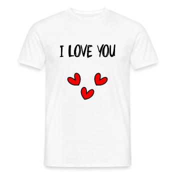 BONNE FÊTE PAPA. PAPA. FÊTE DES PÈRES. BONNE FÊTE - T-shirt homme - blanc - Devant - AI Model Male 178 dark (178cm)