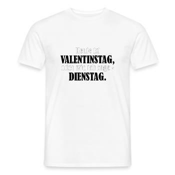 Valentinstag Dienstag - Männer T-Shirt - Weiß - Vorne - AI Model Male 178 dark (178cm)