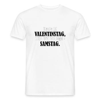 Valentinstag - Samstag - Männer T-Shirt - Weiß - Vorne - AI Model Male 178 dark (178cm)