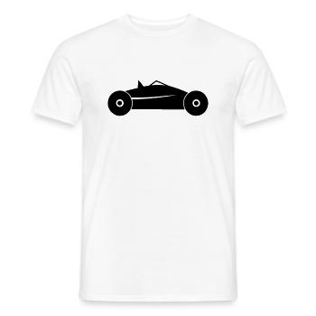 Ancienne voiture - T-shirt homme - blanc - Devant - AI Model Male 178 dark (178cm)