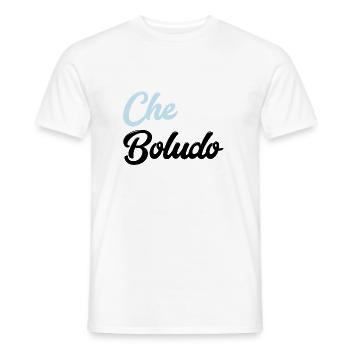 Che boludo t shirt - Männer T-Shirt - Weiß - Vorne - AI Model Male 178 dark (178cm)