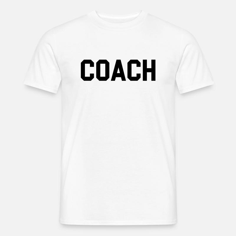 Couch - Trainer - Männer T-Shirt - Weiß