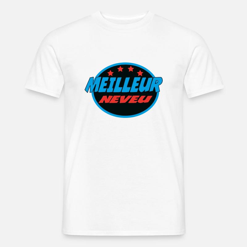 BESTER NEFFE - Männer T-Shirt - Weiß