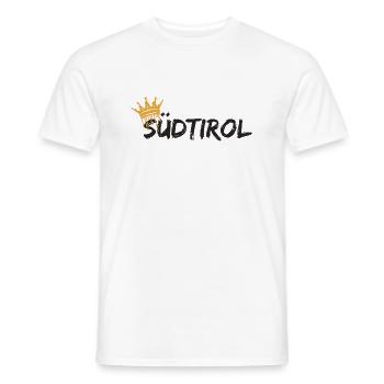 Tyrol du Sud - T-shirt homme - blanc - Devant - AI Model Male 178 dark (178cm)