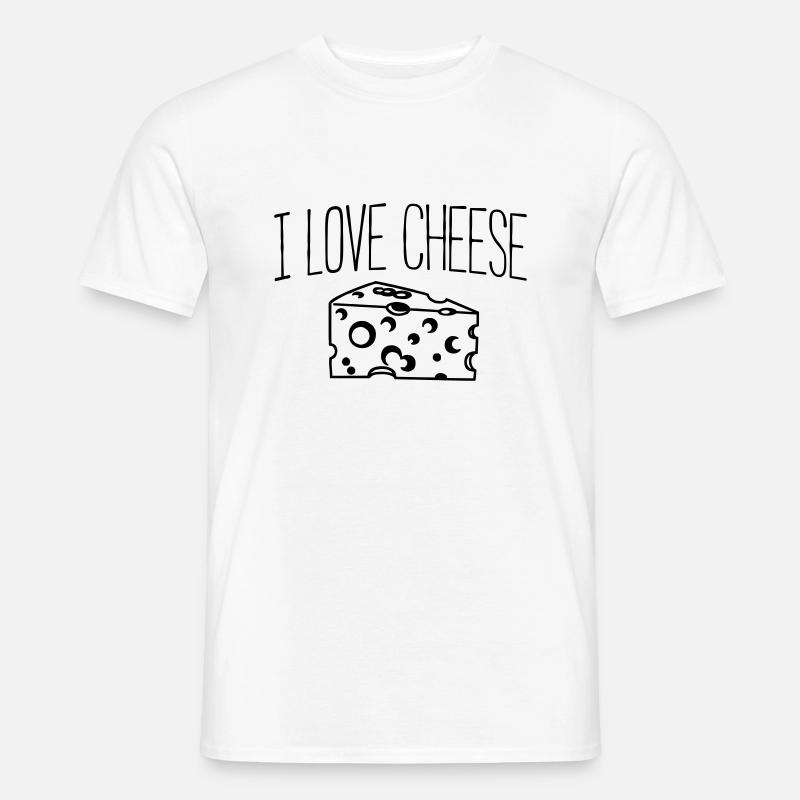 Cheese - Männer T-Shirt - Weiß