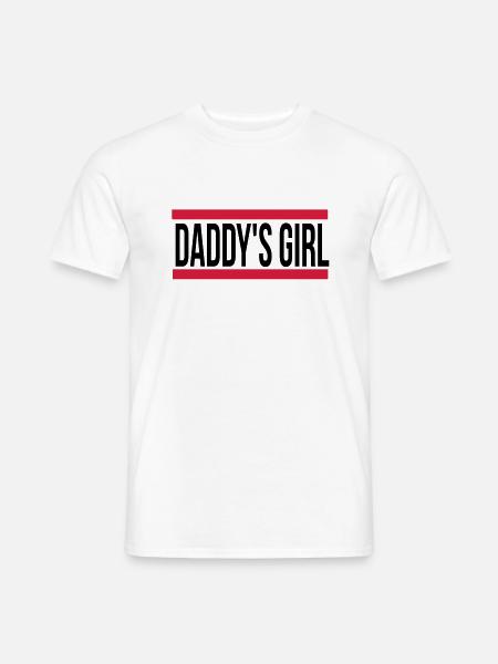 daddy´s girl - Männer T-Shirt - Weiß