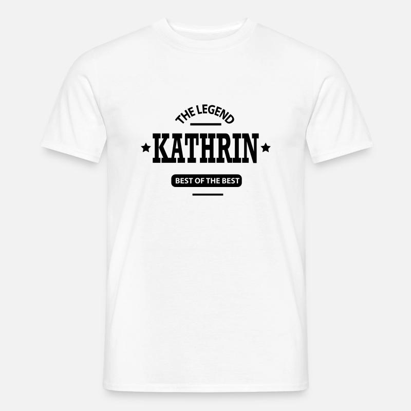 kathrin - Männer T-Shirt - Weiß