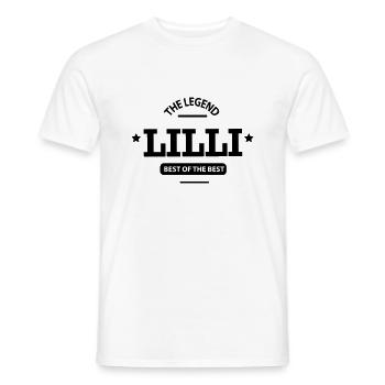 lilli - Männer T-Shirt - Weiß - Vorne - AI Model Male 178 dark (178cm)