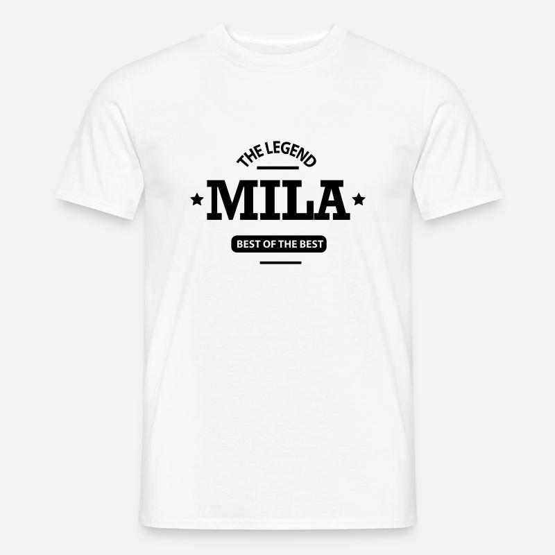 mila - Männer T-Shirt - Weiß