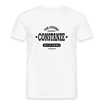 constanze - Männer T-Shirt - Weiß - Vorne - AI Model Male 178 dark (178cm)
