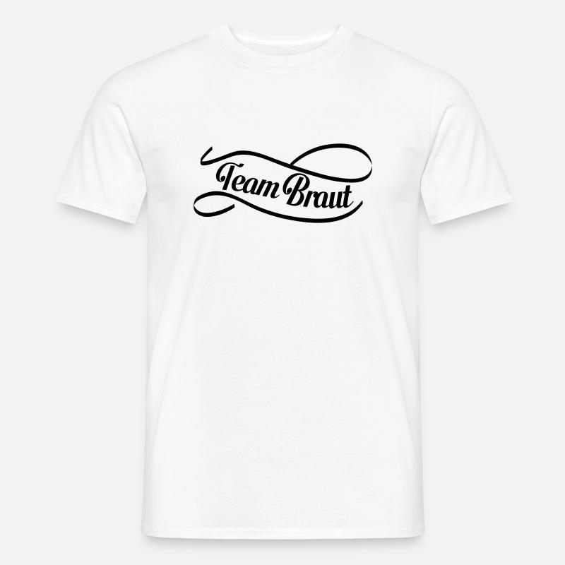 team_braut_swing - Männer T-Shirt - Weiß