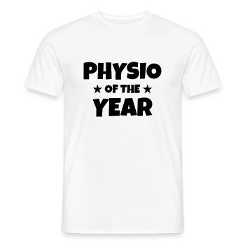 Physiotherapy Physio Krankengymnast Kiné Doctor - Men's T-Shirt - white - Front - AI Model Male 178 dark (178cm)