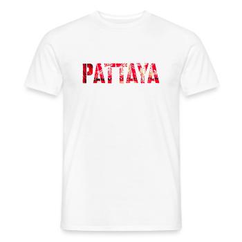 Pattaya City Thailand Asia Travel Party - T-shirt homme - blanc - Devant - AI Model Male 178 dark (178cm)