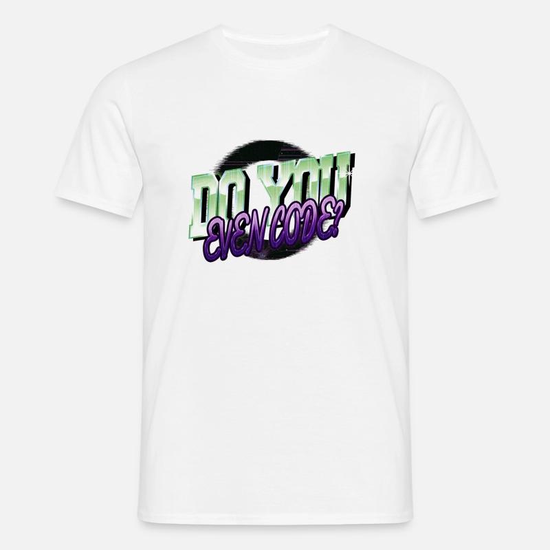 informatics computer language - Men's T-Shirt - white