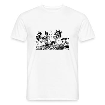 bmx - T-shirt homme - blanc - Devant - AI Model Male 178 dark (178cm)