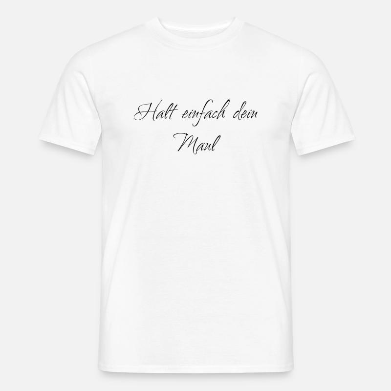 7FC12D49 0C58 4345 8B6A B8DA777A2F45 - Männer T-Shirt - Weiß