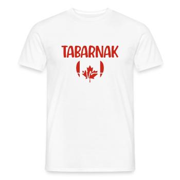Tabarnak canada cadeau humour passion voyage - T-shirt homme - blanc - Devant - AI Model Male 178 dark (178cm)