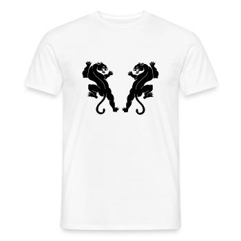 black panthers - Männer T-Shirt - Weiß - Vorne - AI Model Male 178 dark (178cm)