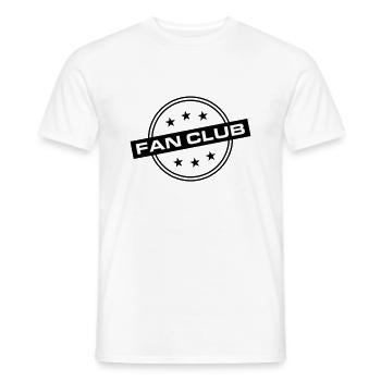 Fan Club - Männer T-Shirt - Weiß - Vorne - AI Model Male 178 dark (178cm)