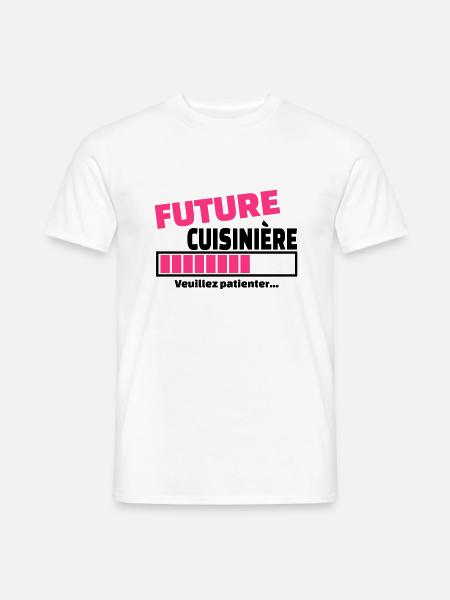 future cuisinière - T-shirt homme - blanc