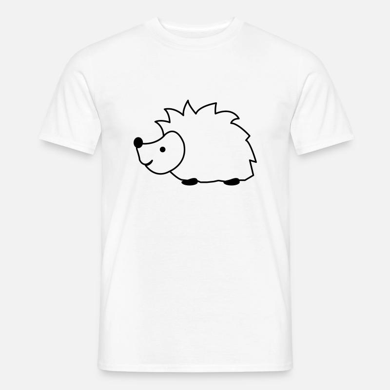 igel - Männer T-Shirt - Weiß