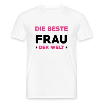 Liebe / Braut / Bräutigam / Frau / Ehe / Love - Männer T-Shirt - Weiß - Vorne - AI Model Male 178 dark (178cm)