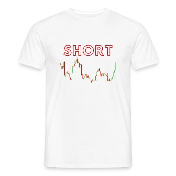 Short on Stock Market - Trading as a Pro - Männer T-Shirt - Weiß - Vorne - AI Model Male 178 dark (178cm)