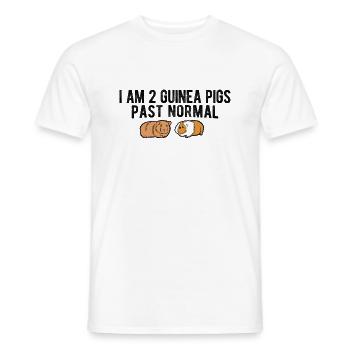 Nagetier Meerschwein Meerschweinchen - Männer T-Shirt - Weiß - Vorne - AI Model Male 178 dark (178cm)