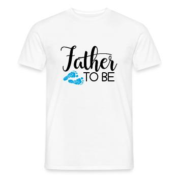 Father-to-be Daddy Daddy Gift - Men's T-Shirt - white - Front - AI Model Male 178 dark (178cm)