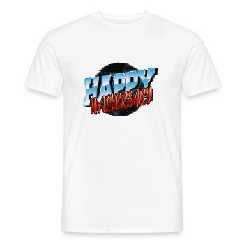 birthday gift art joke humor funny quote sayings - Men's T-Shirt - white - Front - AI Model Male 178 dark (178cm)