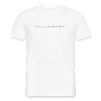 Kindermundspruch - Männer T-Shirt - Weiß - Vorne - AI Model Male 178 dark (178cm)