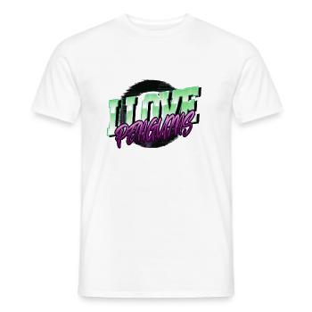 Gift Penguins Dance Cool Bday Funny Christmas Gift - Men's T-Shirt - white - Front - AI Model Male 178 dark (178cm)