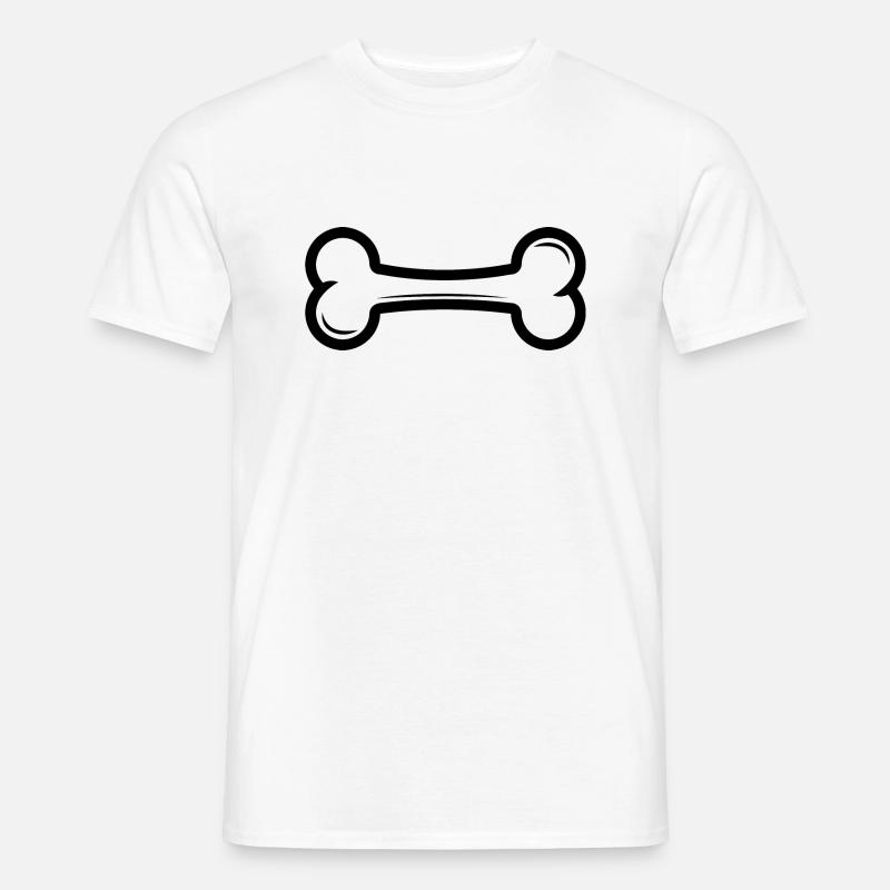 Ossa Ossa di cane - T-shirt uomo - bianco