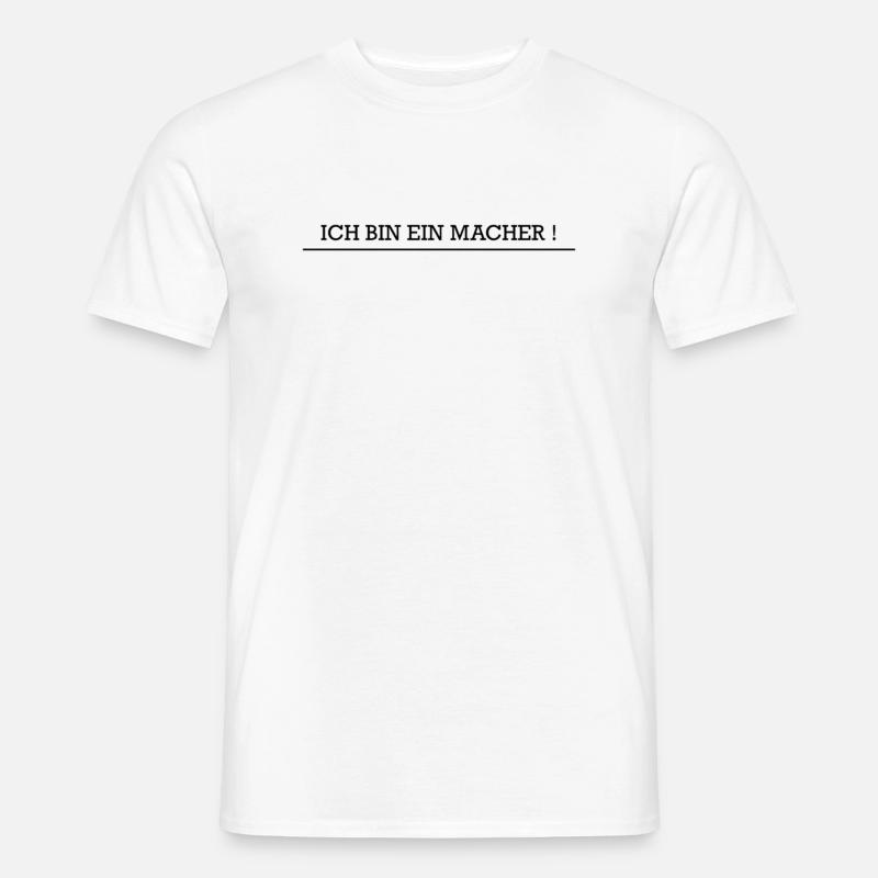 495F74FC EF30 436B A09E BA7FC87F810C - Männer T-Shirt - Weiß