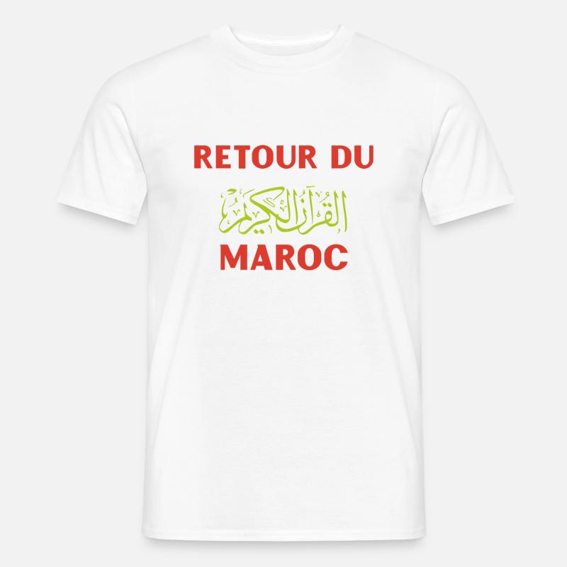 Retour du Maroc - T-shirt uomo - bianco