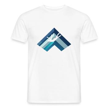 Nageurs de brasse - T-shirt homme - blanc - Devant - AI Model Male 178 dark (178cm)
