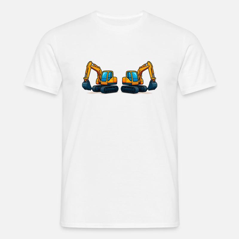 bagger comic 2 - Männer T-Shirt - Weiß