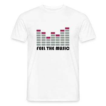 equalizer - Männer T-Shirt - Weiß - Vorne - AI Model Male 178 dark (178cm)