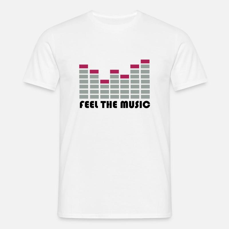 equalizer - Männer T-Shirt - Weiß