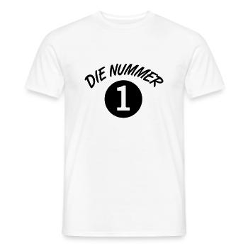 nummer1 - T-shirt homme - blanc - Devant - AI Model Male 178 dark (178cm)