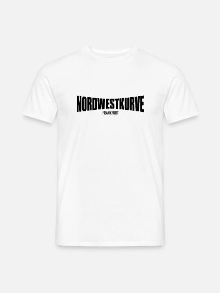 Nordwestkurve Frankfurt - Männer T-Shirt - Weiß